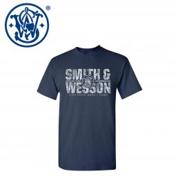 Smith & Wesson Cyclone Fence T-Shirt, Navy