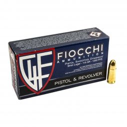 Fiocchi 9mm 115gr. FMJ Ammunition, 50 Round Box