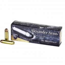 Alexander Arms 50 Beowulf 350gr. XTP JHP Ammunition, 20 Round Box