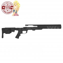 American Built Arms MOD-X Gen III Modular Rifle System, Remington 700 Short Action, Black