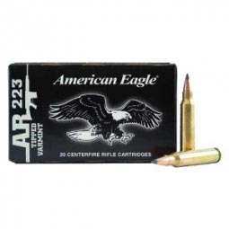 Federal American Eagle .223 Remington 50GR. Poly Tip Ammunition