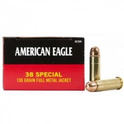 Federal American Eagle 38 Special 130gr. FMJ Ammunition 50 Round Box