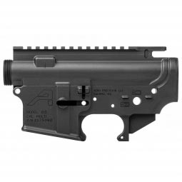 Aero Precision Stripped AR-15 Upper & Lower Receiver Set, Black