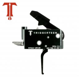 TriggerTech Adaptable AR-15 Trigger, Black Flat Trigger