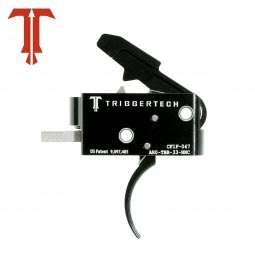 TriggerTech Competitive AR-15 Trigger, Black Curved Trigger