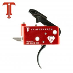 TriggerTech Diamond AR-15 Trigger, Black Curved Trigger