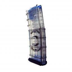 ETS AR-15 30 Round Translucent Magazine w/ Tritium Follower, w/ Coupler