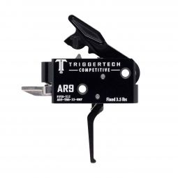 TriggerTech AR9 Competitive Two Stage Trigger, Flat Trigger