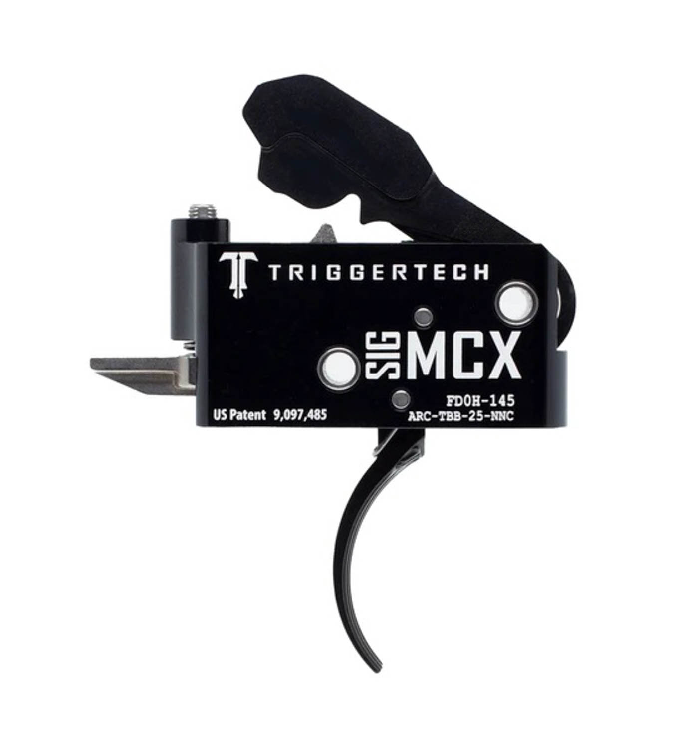 TriggerTech Sig Sauer MCX Two Stage Trigger, Curved Trigger: MGW