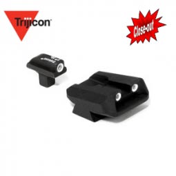 Trijicon Colt Officers 3 Dot Green Rear Novak Night Sight Set ('09)