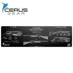 Cerus Gear John Browning Shotgun Patent 14"x48" ProMat, Black