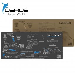 Cerus Gear Instructional 12"x27" ProMat for Glock