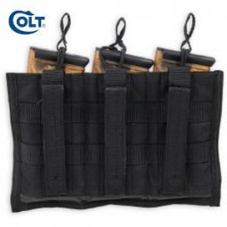 Colt Tri-Double Molle Mag Pouch, Black