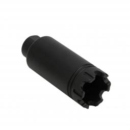 Guntec AR-15 Slim Line Trident Flash Can w/Glass Breaker, 5.56mm/.223 cal. 1/2-28 Threads