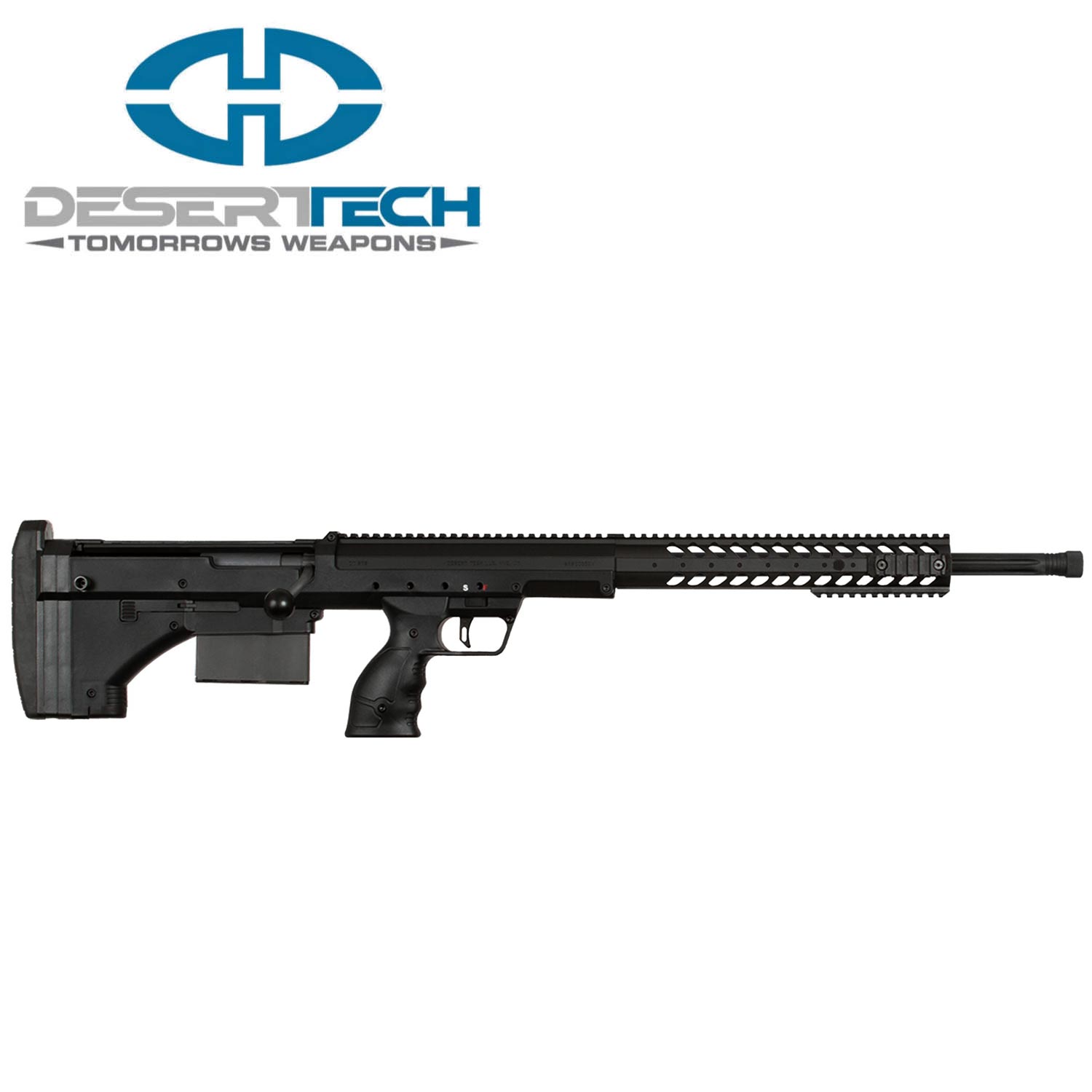 Desert Tech SRS-A1 Rifle, BLK/BLK Chassis, 26