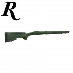 Remington 700 XCR Tactical / Varmint Short Action Thumb Hook Stock, Green with Black Webbing