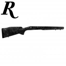 Remington 700 Long Range Short Action Stock, Black w/Gray Webbing