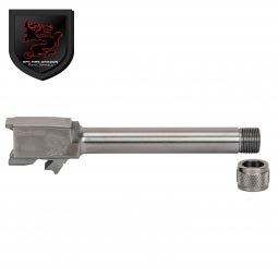 EFK Fire Dragon FN FNS / FNX 9mm Stainless Threaded Barrel, 1/2-28 RH Threads