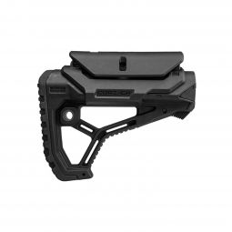 FAB Defense GL-CORE CP AR-15 Buttstock w/ Adjustable Cheek Rest, Black