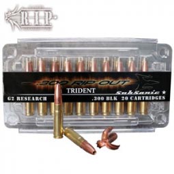 G2R Rip-Out Trident .300 Blackout 200GR Subsonic Ammunition, 20 Rd. Pack