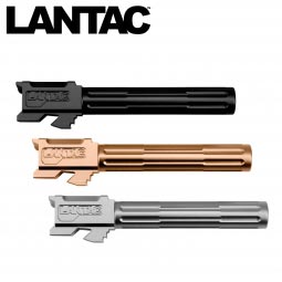 Lantac 9ine Barrel for Glock G17, Fluted Non-Threaded