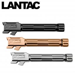 Lantac 9ine Barrel for Glock G19, Fluted and Threaded