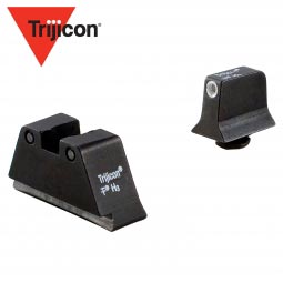 Trijicon Suppressor Night Sights for Glock 20,21,29,30,41,White front/Black rear outline,Green rear