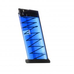 ETS 9mm Translucent Blue Magazine for Glock G43, 7 Round Flush Fit