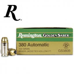 Remington Golden Saber 102gr. .380 AUTO  25 Pack