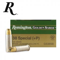 Remington Golden Saber 125gr. 38 Special +P 25 Round Box