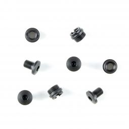 Hogue Thin Grip 1911 Black Hex Head Grip Screws & Bushings, Set of 4