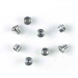 Hogue Thin Grip 1911 Stainless Hex Head Grip Screws & Bushings, Set of 4