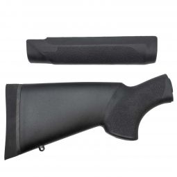 Hogue Mossberg 500 20 Gauge 12" L.O.P. Overmolded Stock & Forend Set, Black