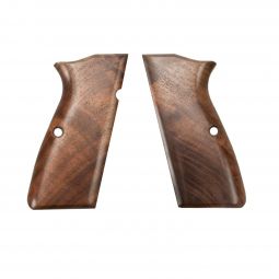 Hogue Browning Hi-Power Walnut Burl Hardwood Grips, Smooth