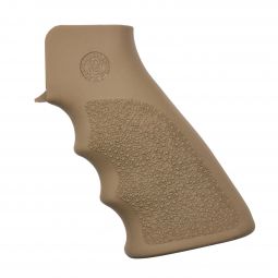 Hogue AR-15 Overmolded Pistol Grip with Finger Grooves, FDE