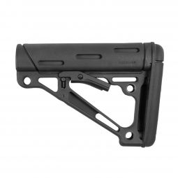 Hogue AR-15 Overmolded Collapsible Buttstock for Mil-Spec Buffer Tubes, Black