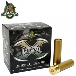 Hevi Shot Hevi-X 12ga. 3.5" 1-3/8oz. #2 Shot, 25 Round Box