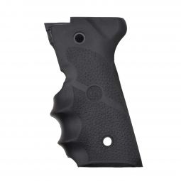 Hogue Beretta 92 Vertec Overmolded Rubber Grip with Finger Grooves, Black