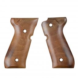 Hogue Beretta 92 Walnut Burl Hardwood Grips, Smooth