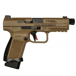 Canik TP9 Elite Combat Pistol, 9mm (1) 15rd. & (1) 18rd. Mag, FDE