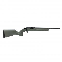 Howa M1100 Rifle, 22LR 18" Barrel, 1/2-28 Threaded, Green Stock