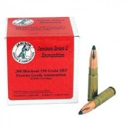 Jamison Brass & Ammunition 150 Grain .300 Blackout Ammunition