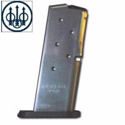 Beretta Nano 9mm Magazine, Stainless, 6Rnd.