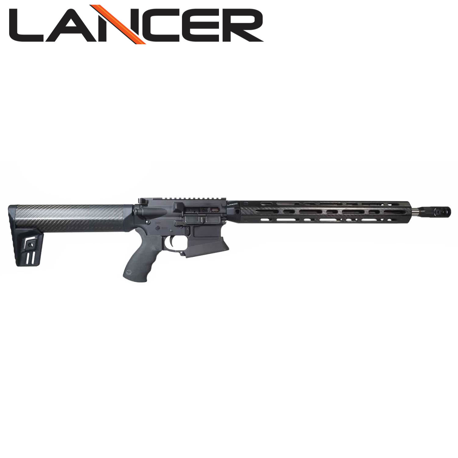 LANCER SYSTEMS: LCS CARBON FIBER STOCK A2 ストック 10.25inch LCS 