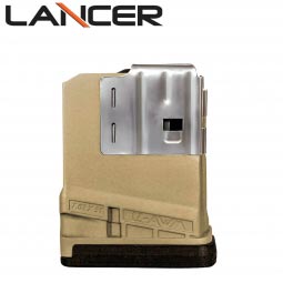 Lancer Systems L7 Advanced Warfighter Magazine, 5 Round 7.62mm/.308cal, Opaque Dark Earth