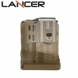 Lancer Systems L7 Advanced Warfighter Magazine, 10 Round 7.62mm/.308cal, Translucent Dark Earth