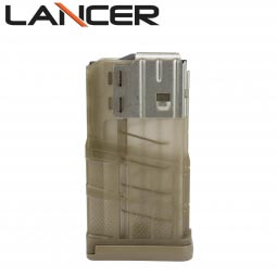 Lancer Systems L7 Advanced Warfighter Magazine, 20 Round 7.62mm/.308cal, Translucent Dark Earth