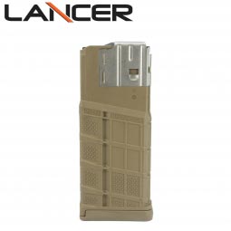 Lancer Systems L7 Advanced Warfighter Magazine, 25 Round 7.62mm/.308cal, Opaque Dark Earth