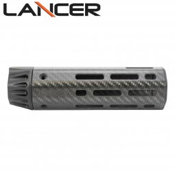 Lancer Systems AR-15 Carbon Fiber Handguard, Octagon w/o Rail, 6" Carbine Length