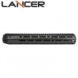 Lancer Systems AR-15 Carbon Fiber Handguard, Octagon w/ Rail, 13" Rifle Plus Length